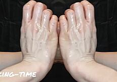 I milked that two-eyed two-horned flying purple cock until it shot semen everywhere.