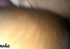 Pounding mom's tits and ass in hardcore anal session