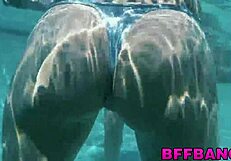 cock hungry teen 18+s smashing hard by the pool with lucky guy