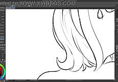 gravity rush kat flashing in speedpaint animation