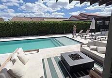 Busty blonde Katalina Kylie gets fucked outside by the pool from J Mac