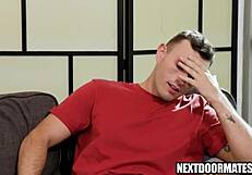 Gay Men Engage In Intense Blowjob, Fucking, Jerking Off, Bareback, Masturbation, Hardcore Rimjob, And Sucking In A Coffee Shop