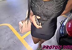 Skinny latina milf jacy metralha bent over in doggystyle bareback