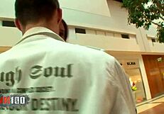 Teen Chick Hunts Sex In Czech Public Toilet