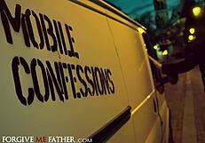 Deviante features a brunette student in a rough doggystyle scene.