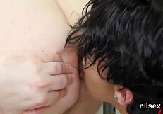 this wacky nympho gets brought to butthole asylum for crazy anal banging and ass licking