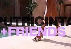 naughty putri cinta showing off her round boobs