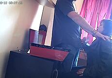 Office sex sucking the bosses big cock in public