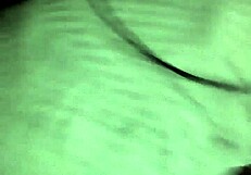 rubbin body oil on this ebony milf's big ass before fingering her hard