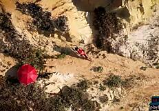 angel constance, that indian milf beauty, showing off her big natural tits outdoors for playboy 😘