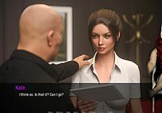 केट 28 हेंटाई सेक्रेटरी रोलप्ले में डॉमिनेट करती है