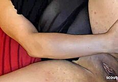 Hey, check this Berliner milf getting pounded raw by German clients on camera!