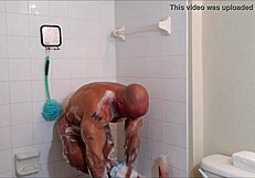 Soap and oil in the shower