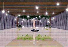 Amane Kanata Undresses In Hentai Dance With Creampie - Hololive 3D