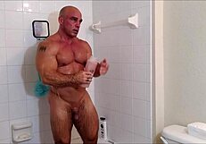 Soap and oil in the shower