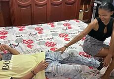 stepsister's husband sneaks into my room for secret sex