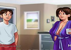 समरटाइम सागा वाइल्ड हेंटाई सीन में बड़ा खीरा एक्शन लाती है