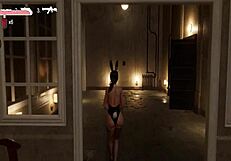 Let's play the escape from the mansion adventure game.