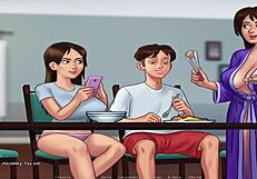 समरटाइम सागा वाइल्ड हेंटाई सीन में बड़ा खीरा एक्शन लाती है