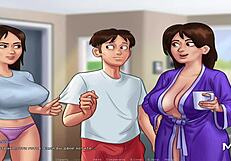 समरटाइम सागा वाइल्ड हेंटाई सीन में बड़ा खीरा एक्शन लाती है