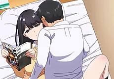 Frequent visitor gal in anime style