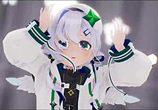 Amane Kanata Undresses In Hentai Dance With Creampie - Hololive 3D