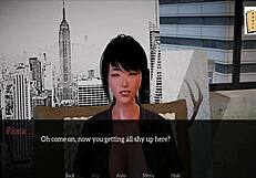 Exploring my new family in a 3d cartoon game