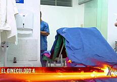 milf pelirroja no ginecólogo, tongue exam instead of papanicolaou