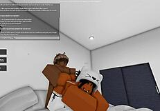 First Time Amateur Ebony Bitch Bent Over in Doggystyle Position