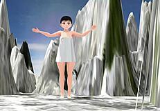 Anime Girl Leo Tries Mixed Bathing In Hot Spring