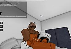 First Time Amateur Ebony Bitch Bent Over in Doggystyle Position