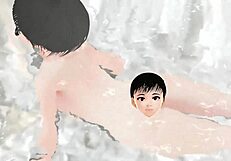 Anime Girl Leo Tries Mixed Bathing In Hot Spring