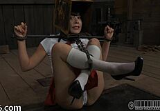 Hey, watch this cute girl get punished intensely