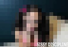 We're gonna mold you into a sissy girl in lingerie