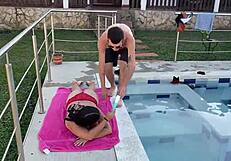 How Delicious To Fuck In The Pool With My Stepfather