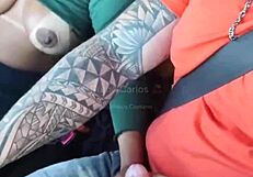 Blonde Fucked in Car Cumshot