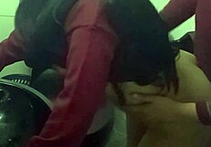 camera catches latina student fucking in school bathroom homemade