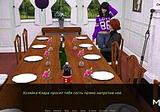 Intense Fucking Of Redhead On Dining Table