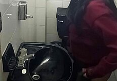 camera catches latina student fucking in school bathroom homemade