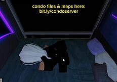 Fucked hard in bed at the condo with deep intensity