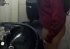 camera catches latina student fucking in school bathroom homemade