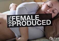 yanks honey monte masturbating with close up on pierced nipples and ass