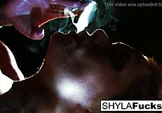 Shyla's Smoking Fetish With Big Tits And Ass On Display
