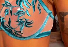 Monika Fox Teases with Pierced Nipples and Big Tits Before Shoot