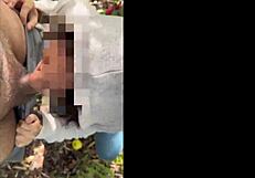 Outdoor stroll turns into wild public banging!