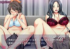 Kabe no mukou no tsuma no koe - Hiroto licks couple to creampie.