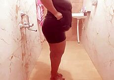 myanmar milf in the shower, bathing or teasing with her sexy body?