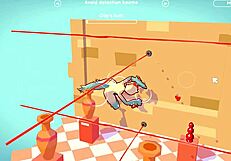 Odymos lgbt hentai game ep 2 fucking the ceiling lamp as anal plug!