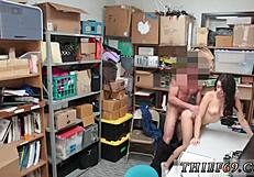 Hey, check out this police officer using a strap-on in a felony theft scene!