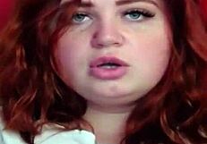 Russian pawg beautiful and natural redhead dancing